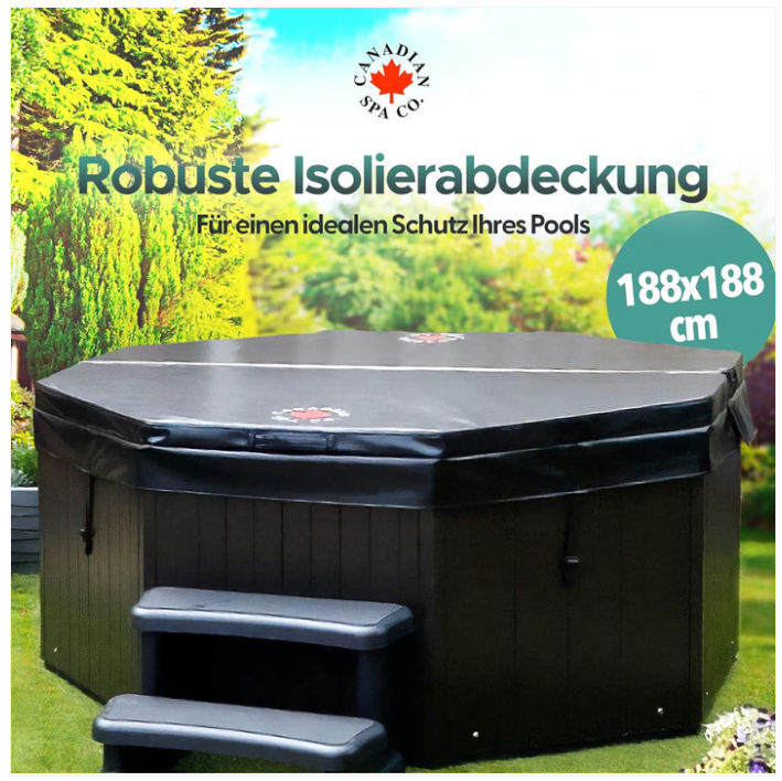 Replacement Cover: Muskoka Patio Spa (Black 74 Octagon)