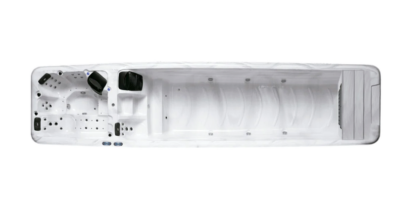 St. Lawrence 29ft Swim Spa is an innovative Hybrid Combination of Swim Spa