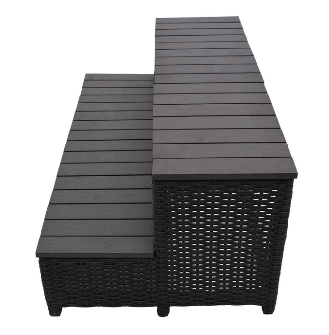 Straight Steps - To Fit Straight Edge Spas - Part Of Square Surround Furniture