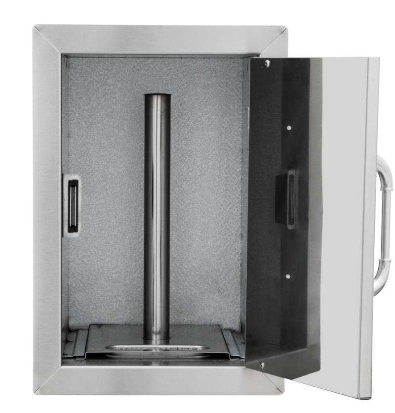 Grillandia Outdoor Kitchen L-Shape Drop-In Electric Plancha, Sink, Berta Multi Oven,Fridge, and  Primo XL