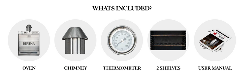 Bertha Professional X+ Charcoal Oven