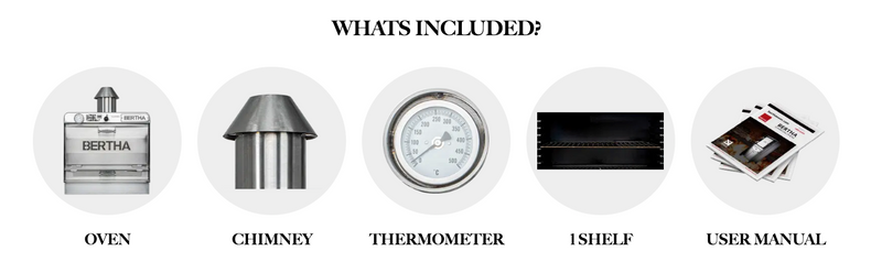 Bertha Professional X Charcoal Oven