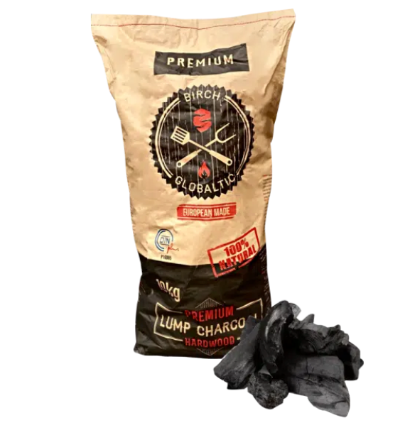 Restaurant Quality Birch Lumpwood Barbecue Charcoal – 10kg