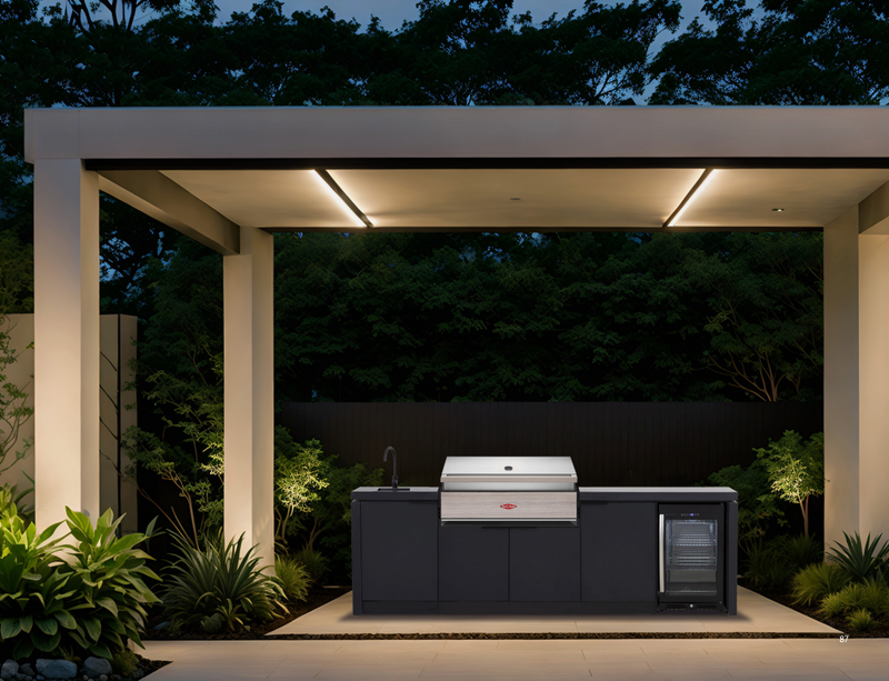 Cabinex Classic Outdoor Kitchen Beefeater Discovery 1500 5 Burner Gas BBQ