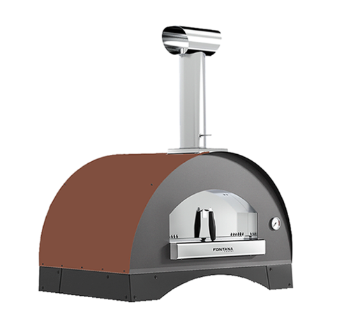 Fontana Lorenzo Rosso Build In Wood Pizza Oven