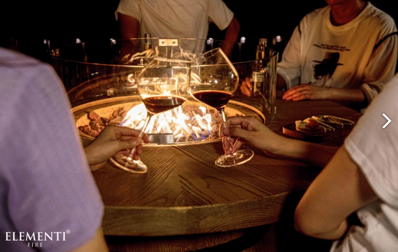 Lafite Barrel Fire Table