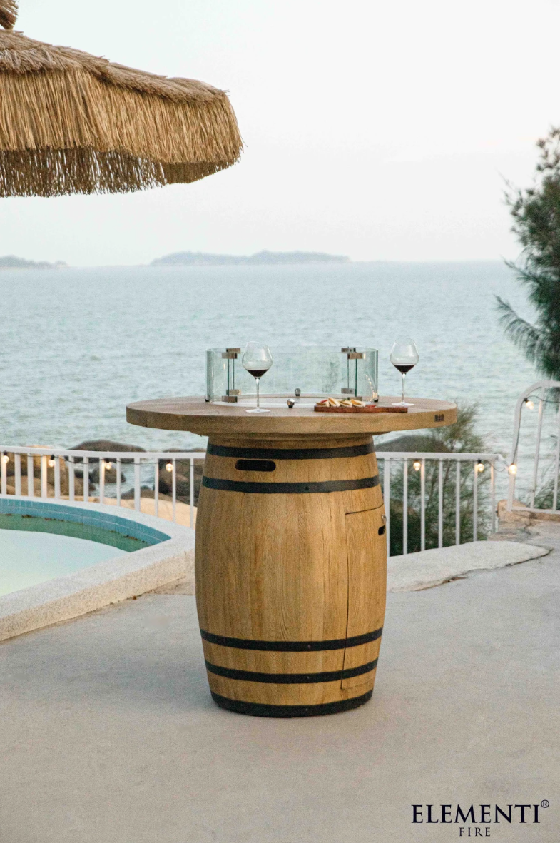 Lafite Barrel Fire Table
