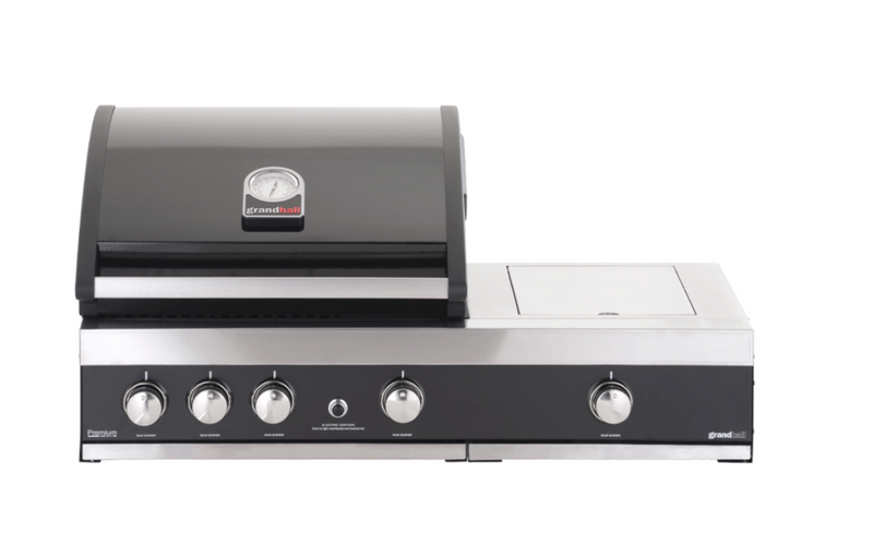 GrandPro Outdoor Kitchen with 3 Burner BBQ, Side Burner and Sink - 2.9m