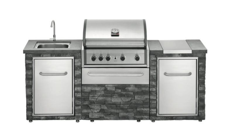 Grand Pro Outdoor kitchen Elite Pro BBQ and Side Burner