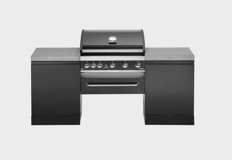 GrandPro Outdoor Kitchen with 5 Burner BBQ, - 2m