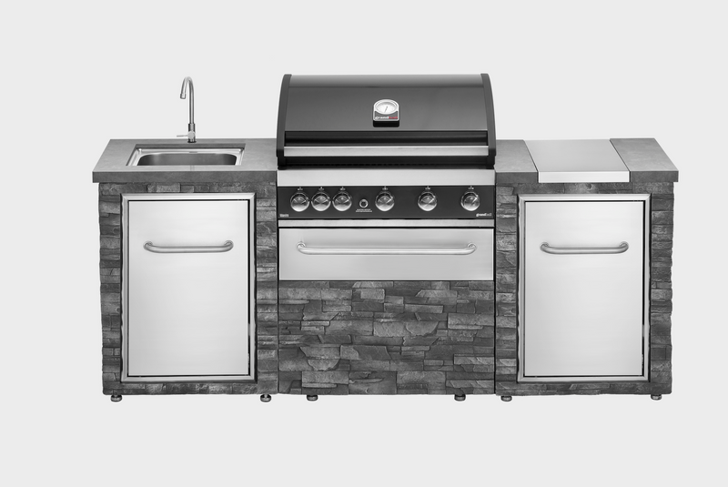 GrandPro Outdoor Kitchen with 5 burner BBQ,