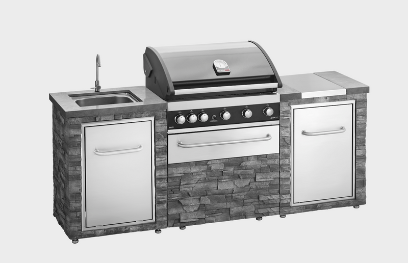 GrandPro Outdoor Kitchen with 5 burner BBQ,