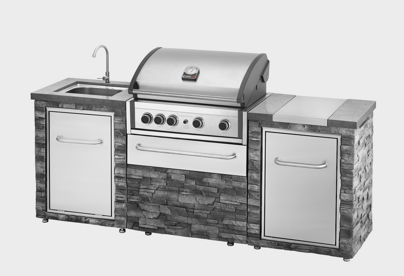 Grand Pro Outdoor kitchen Elite Pro BBQ and Side Burner
