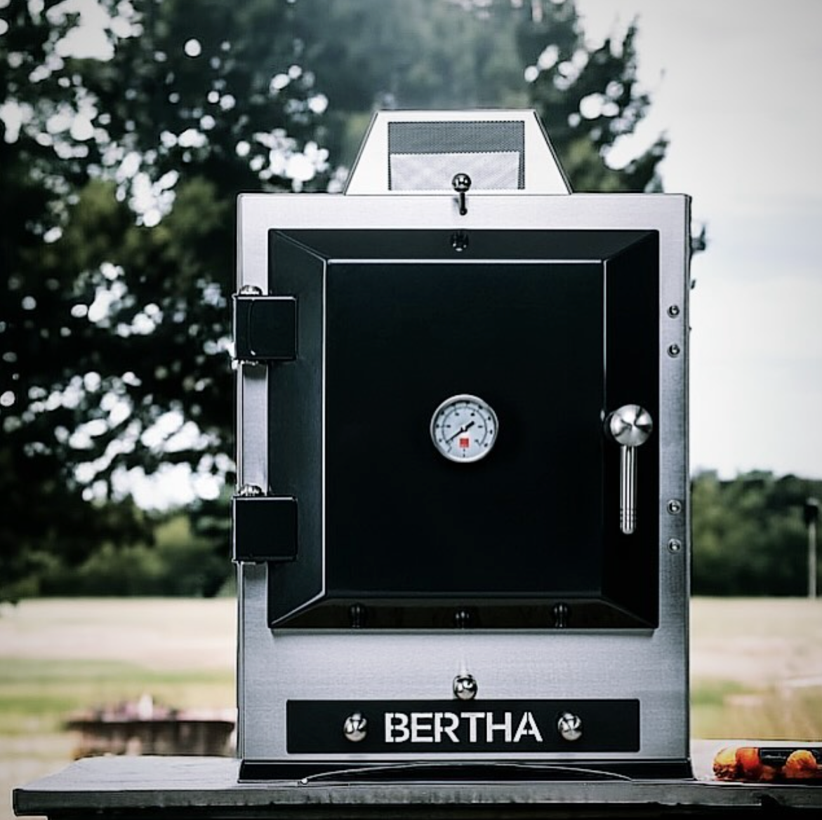 Bertha Professional Inflorescence Charcoal Oven -Blackberry