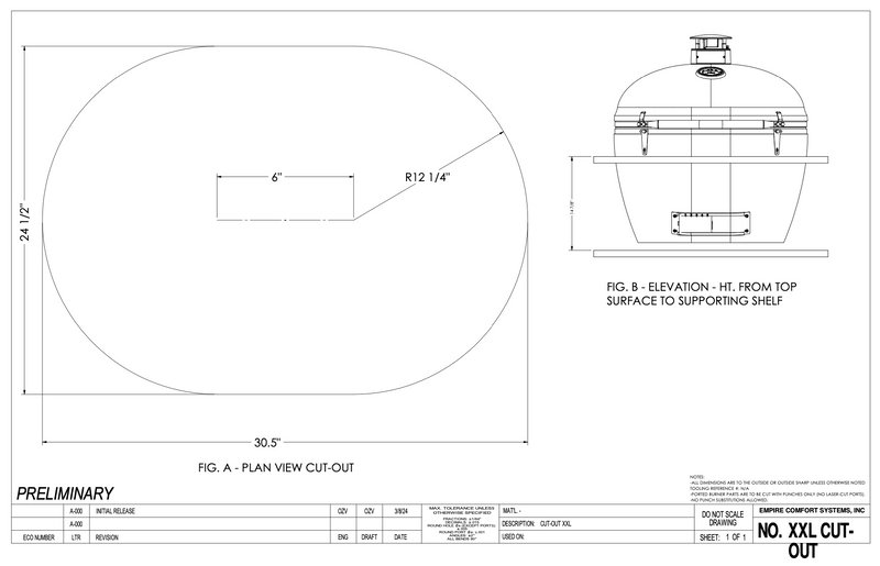 Primo Oval XXL500 All-in-One Ceramic Grill