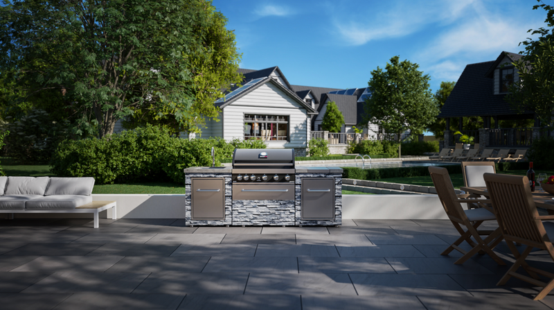 GrandPro Outdoor Kitchen with 5 burner BBQ,