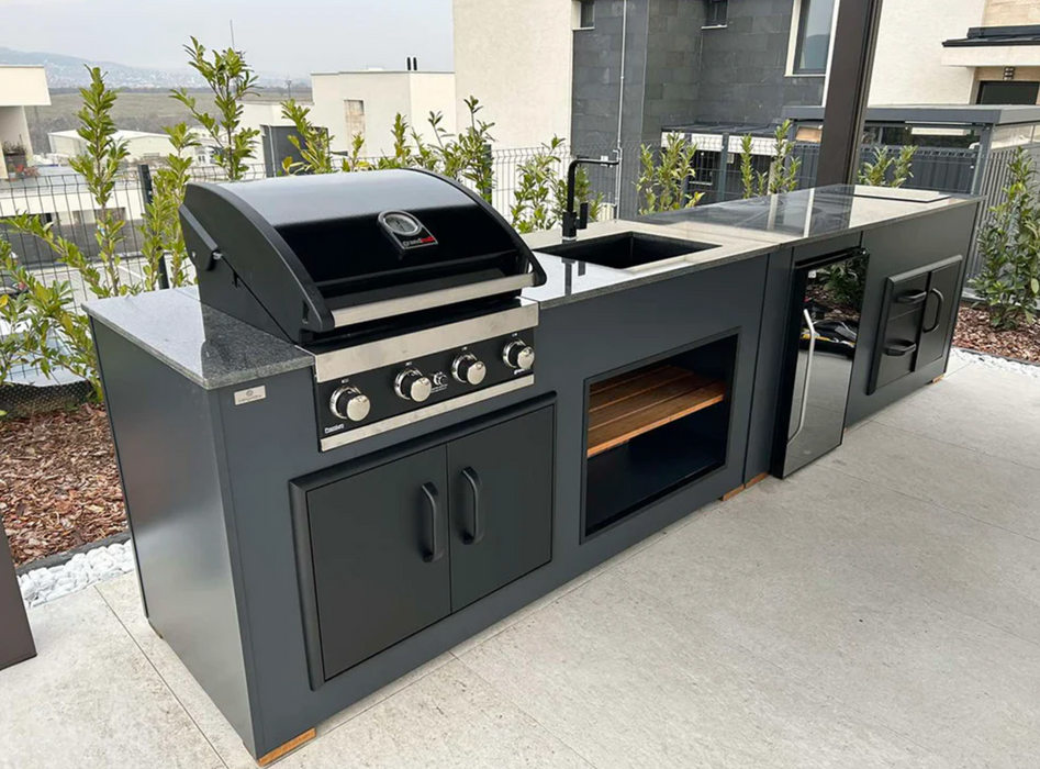Outdoor Kitchen L Shape Maxim G5 + Premium Cover 34.5M X 1.5M