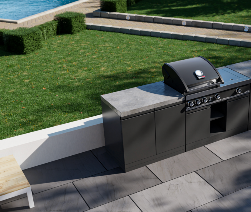 GrandPro Outdoor Kitchen 2M Series Maxim G3 & Side Burner