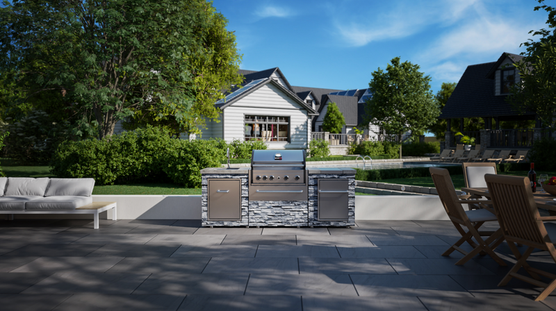 Grand Pro Outdoor kitchen Elite Pro BBQ and Side Burner