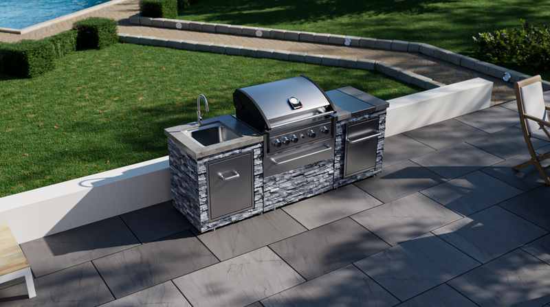 Grand Pro Outdoor kitchen Elite Pro BBQ and Side Burner