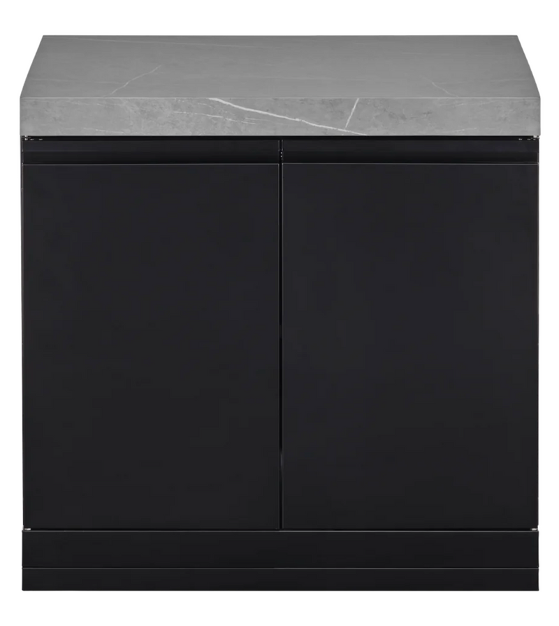 GrandPro Outdoor Kitchen with 3 Burner BBQ, Side Burner, Fridge, Sink and WaterFall - 3.6m