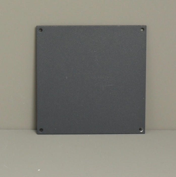 Tube Cover plate 110x110 Grey 7024