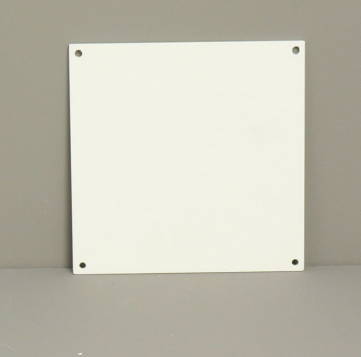 Tube Cover plate 110x110 Traffic white 9016