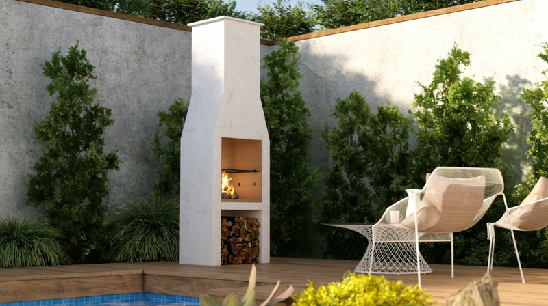 Schiedel Volcanic Garden Fireplace Barbecue 500