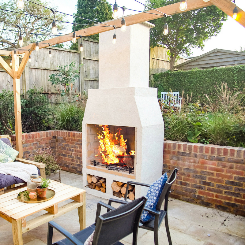 Schiedel Volcanic Garden Fireplace Barbecue 950