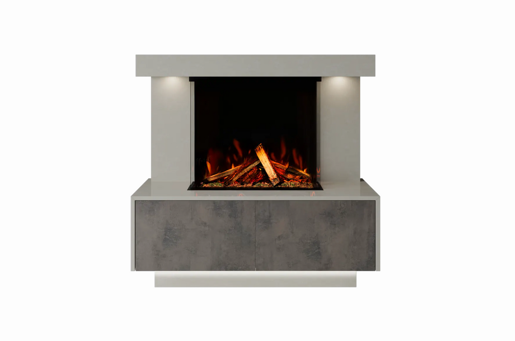 Bespoke Fireplaces Geneva 700 3DP Marble Suite