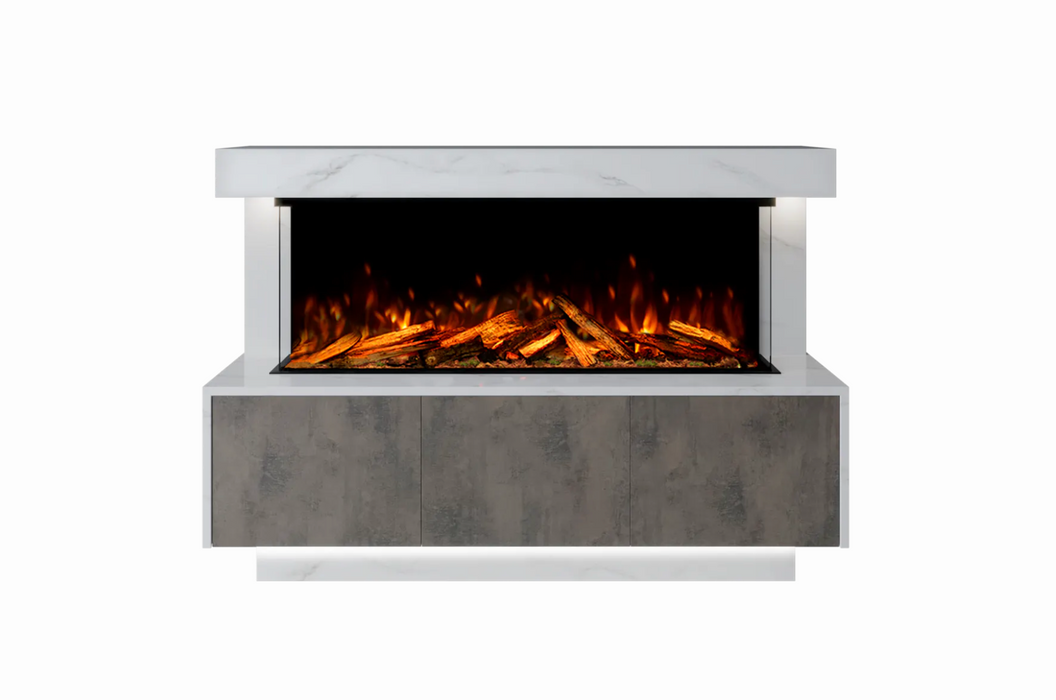 Bespoke Fireplaces Geneva 1250 X Marble Suite