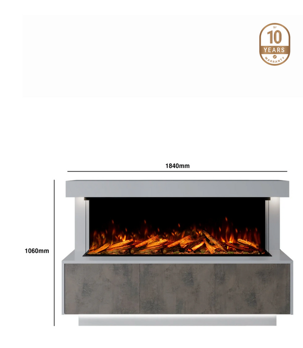 Bespoke Fireplaces Geneva 1500 X Marble Suite