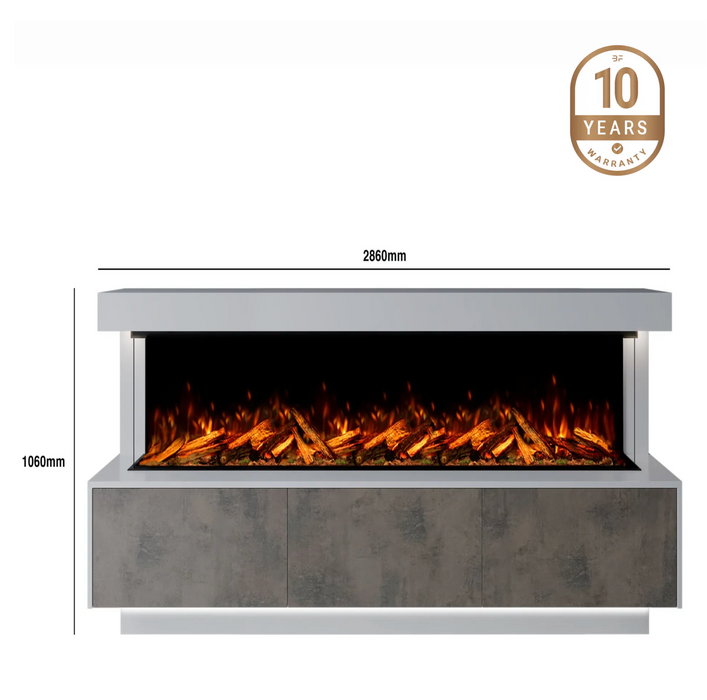 Bespoke Fireplaces Geneva 2500 X Marble Suite
