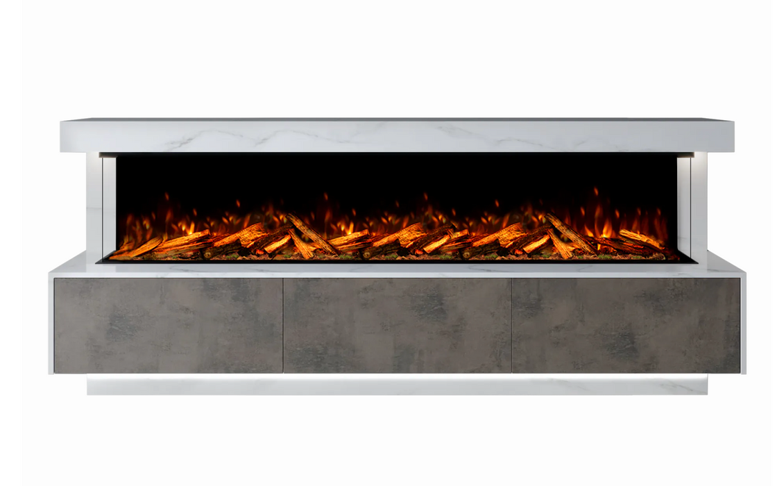Bespoke Fireplaces Geneva 2500 X Marble Suite