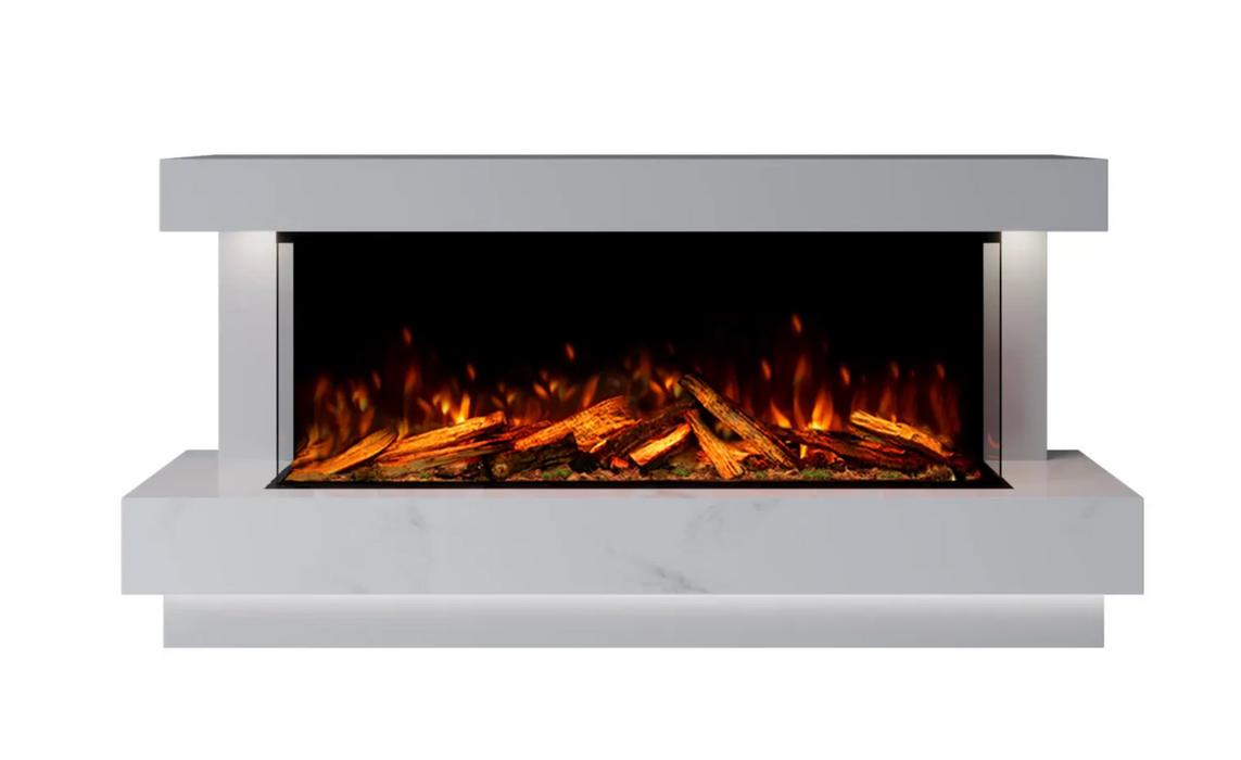 Bespoke Fireplaces Lazio 1500 X Marble Suite