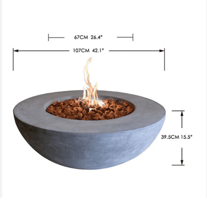 Lunar Fire Bowl and Cover