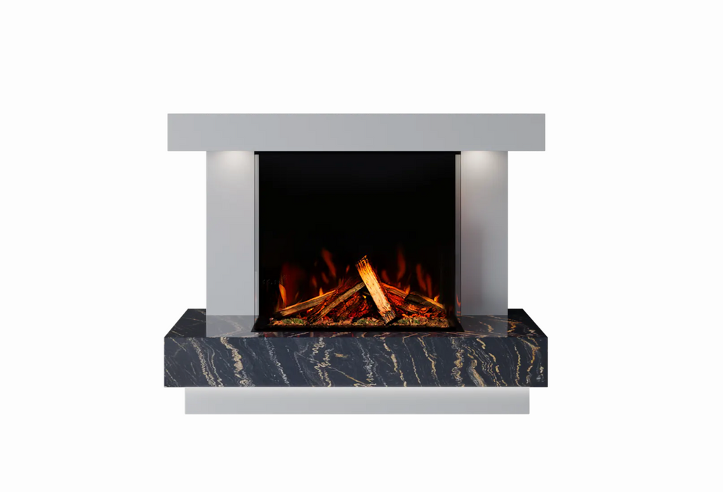 Bespoke Fireplaces Verona 700 3DP Marble Suite