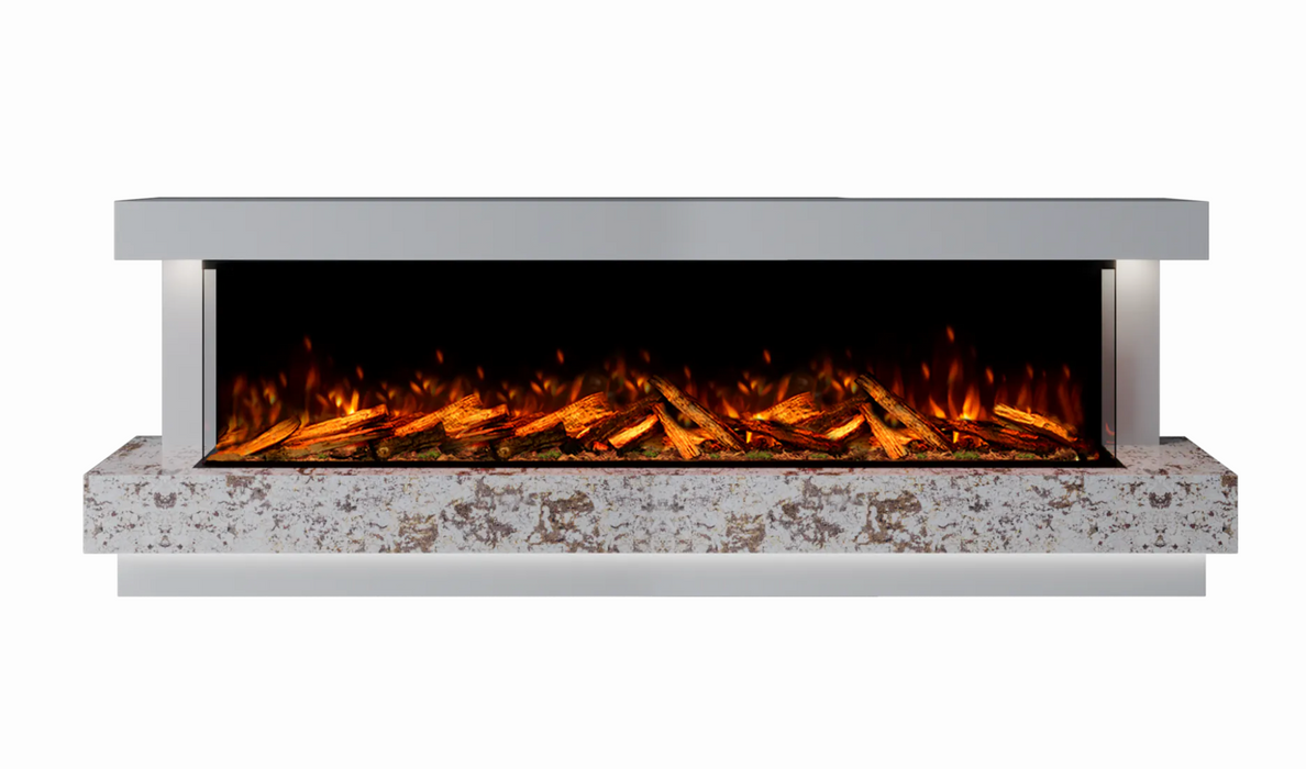 Bespoke Fireplaces Verona 2500 X Marble Suite