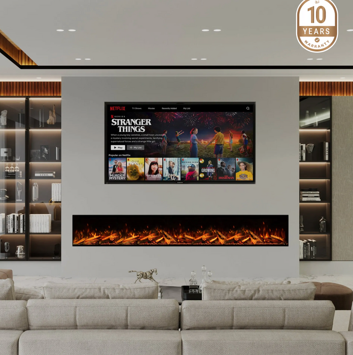 Bespoke Fireplace Panoramic X 3000 (2024 model) "The world's largest electric fire"