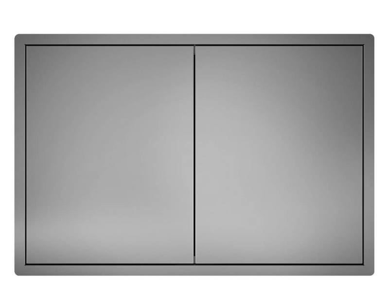 BeefEater Outdoor Kitchen Double Cupboard Door Stainless Steel