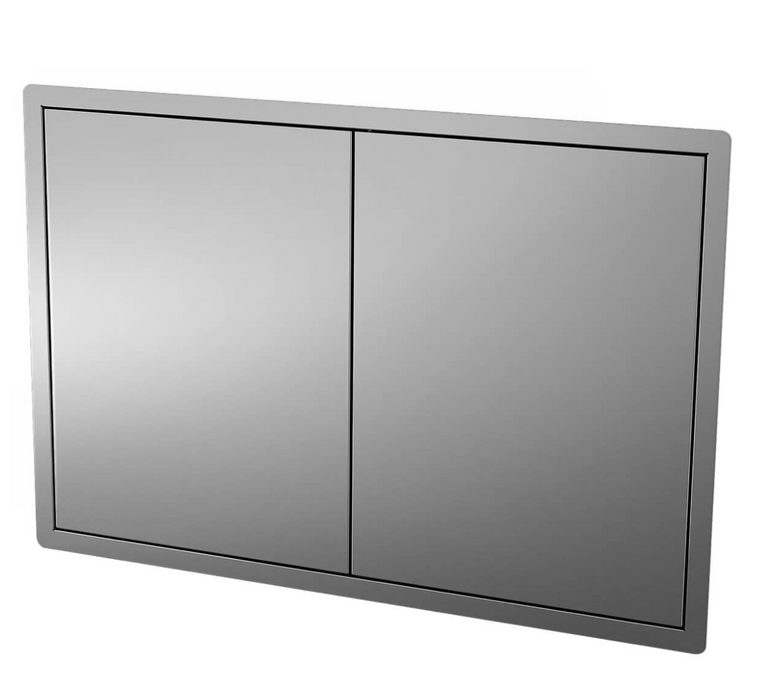 BEEFEATER STAINLESS STEEL DOUBLE STORAGE DOORS