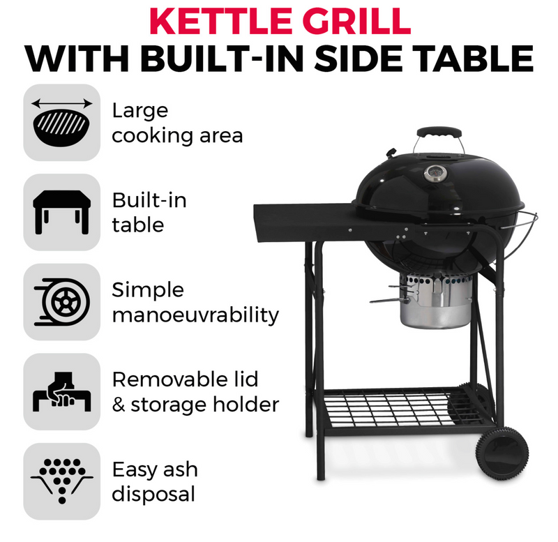 Kettle Grill with Side Table