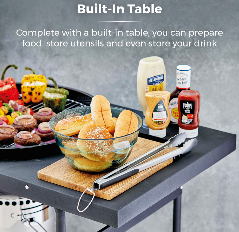 Kettle Grill with Side Table