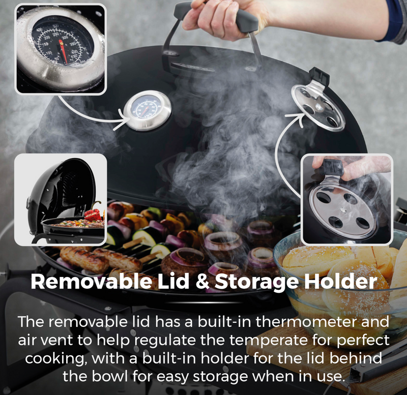 Kettle Grill with Side Table