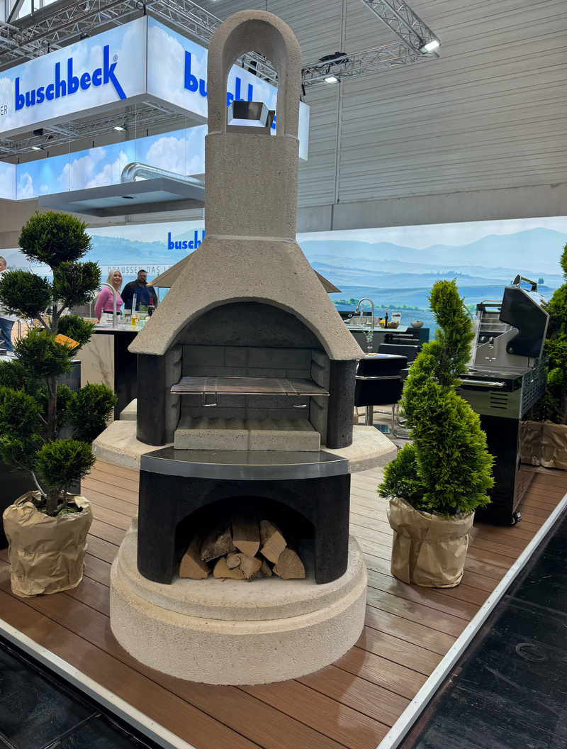 Buschbeck Stockholm Masonry Barbecue and Base