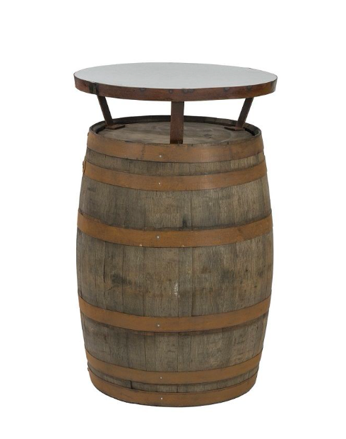 Standing Oak Bar Table Whisky - 190 Liters Brushed