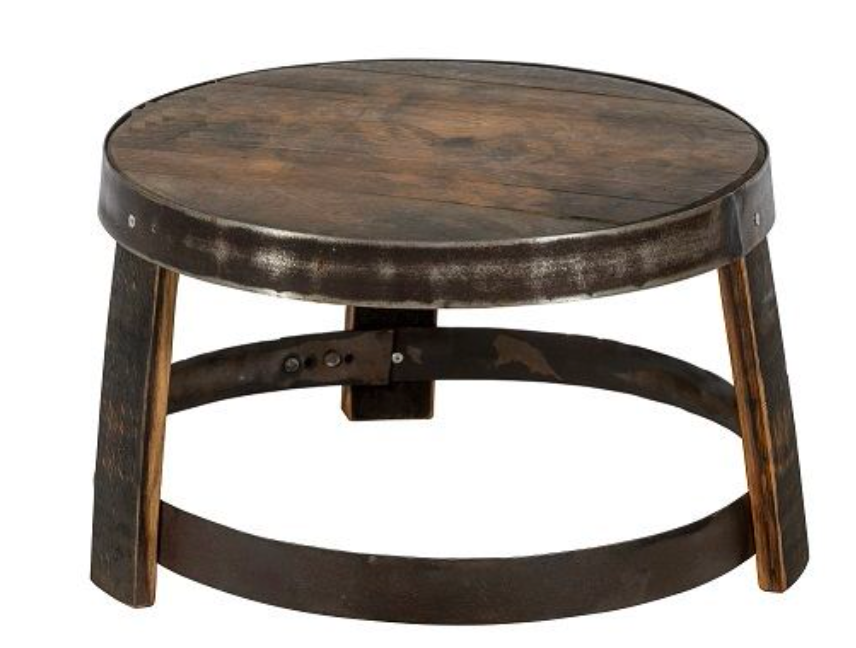 Whiskey Oak Barrel Table "Lowland" - Oiled Stained