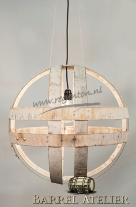 IRON Hanging Chandelier "Savoie" - Steel Finish, 67 cm