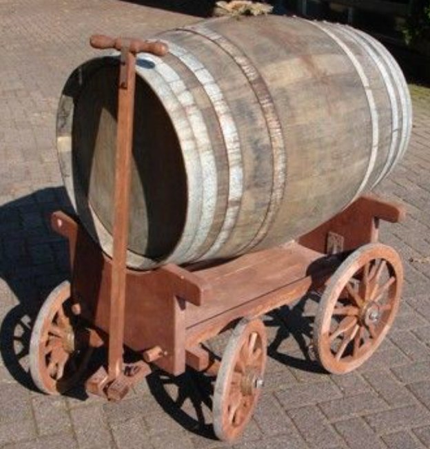 Handcart with Barrel - Old Look