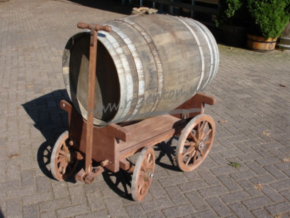 Handcart with Barrel - Old Look